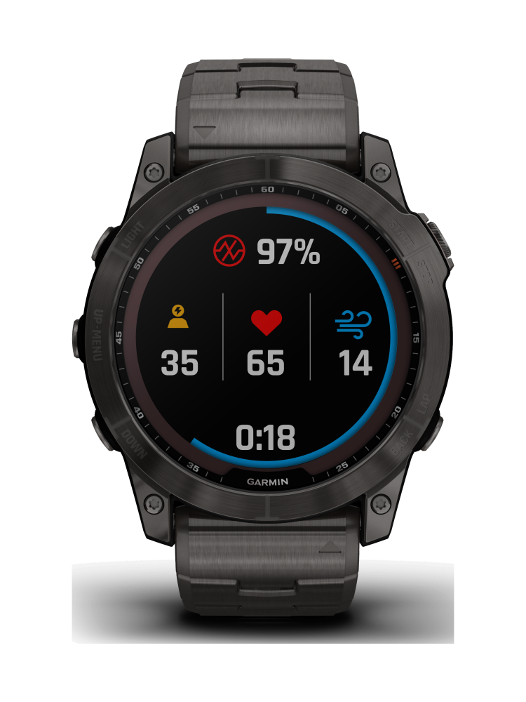 Garmin Fenix Fenix X Sapphire Solar Schiefergraues Dlc Titan Mit